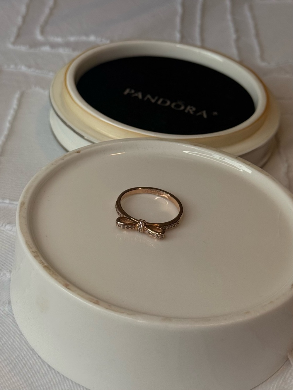 Pandora Rose Sparkling Bow Ring | Pandora Rose | US 9